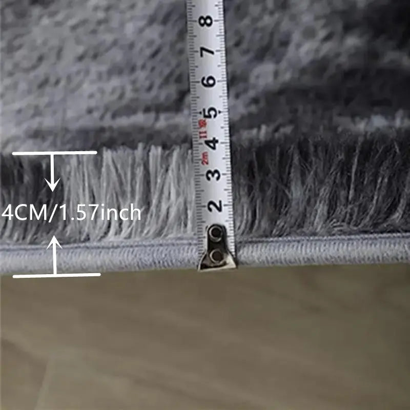 Nordic Long Pile Soft Rug | Plush Bedside, Window Seat & Floor Runner | Grey, Black or Off-White in Four Sizes