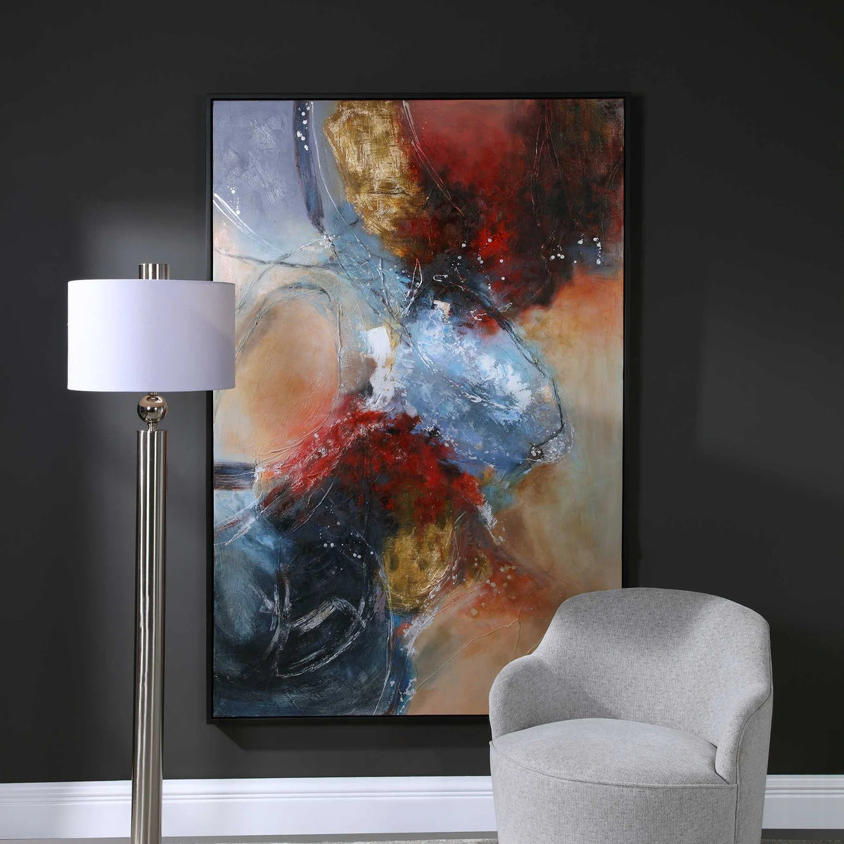Abstract Sunset Art