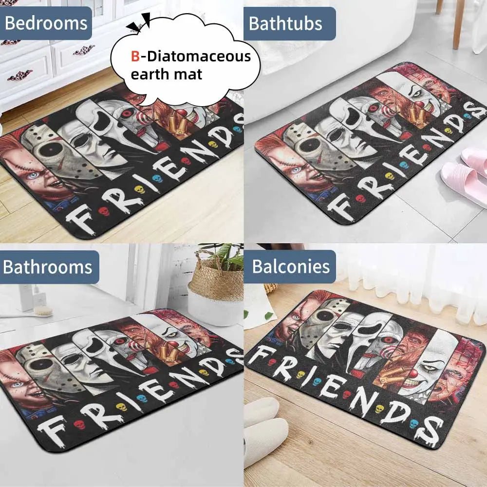Horror Movie Characters Indoor Area Rug