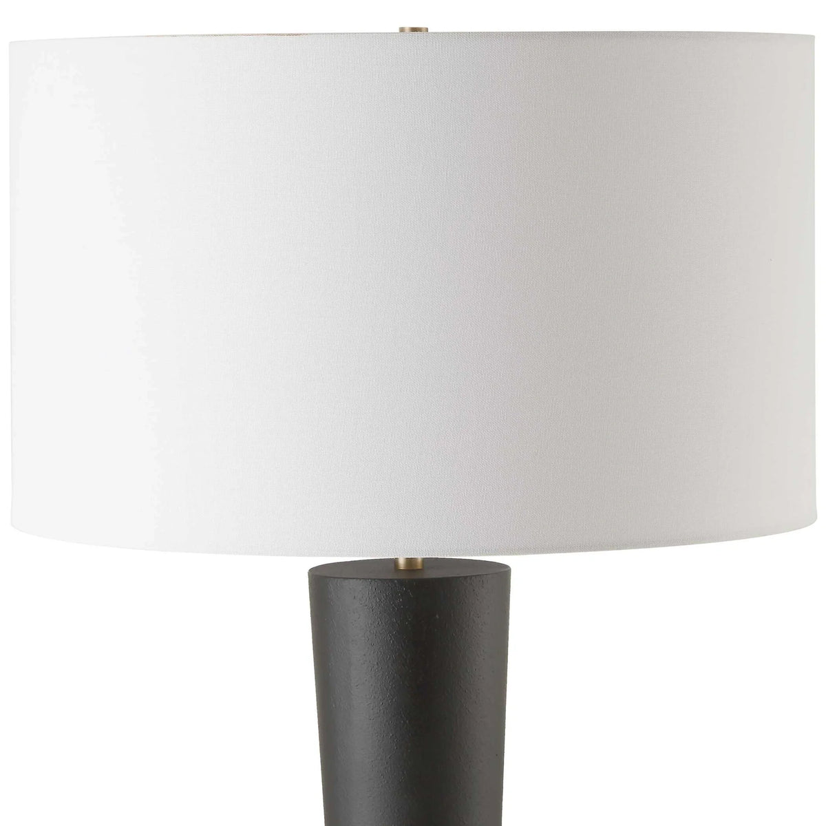 Black Tapered Floor Lamp