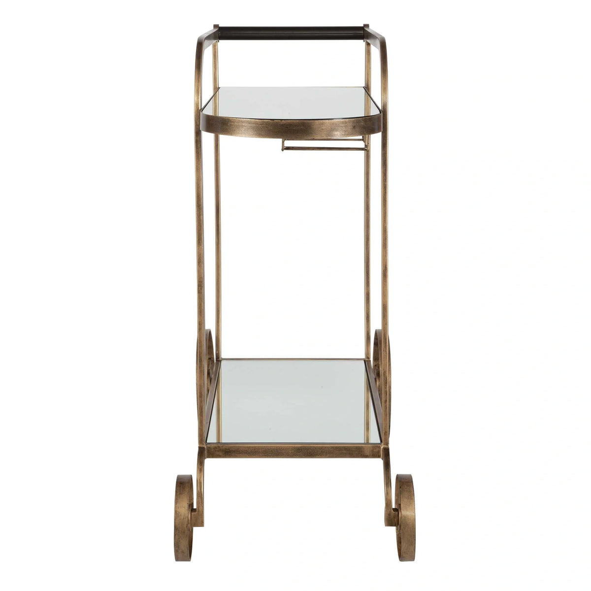 Antique Brass Bar Cart