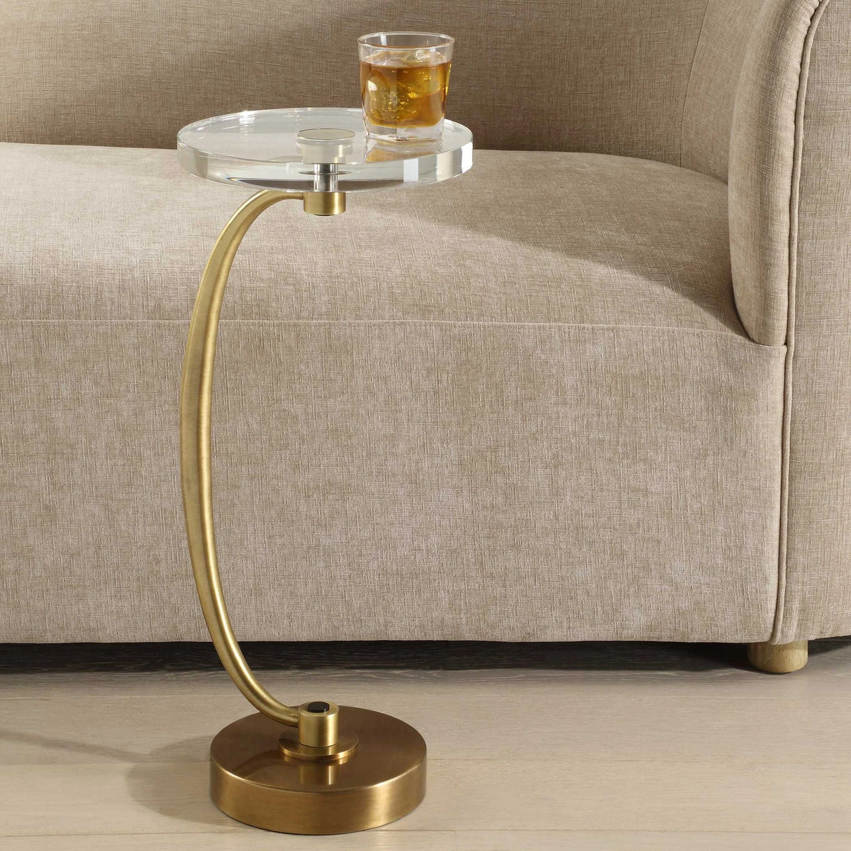 Brass Drink Table