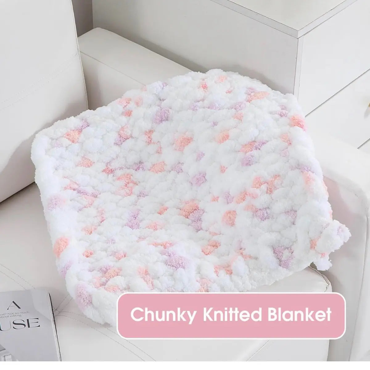 Cute Chunky Knit Blanket