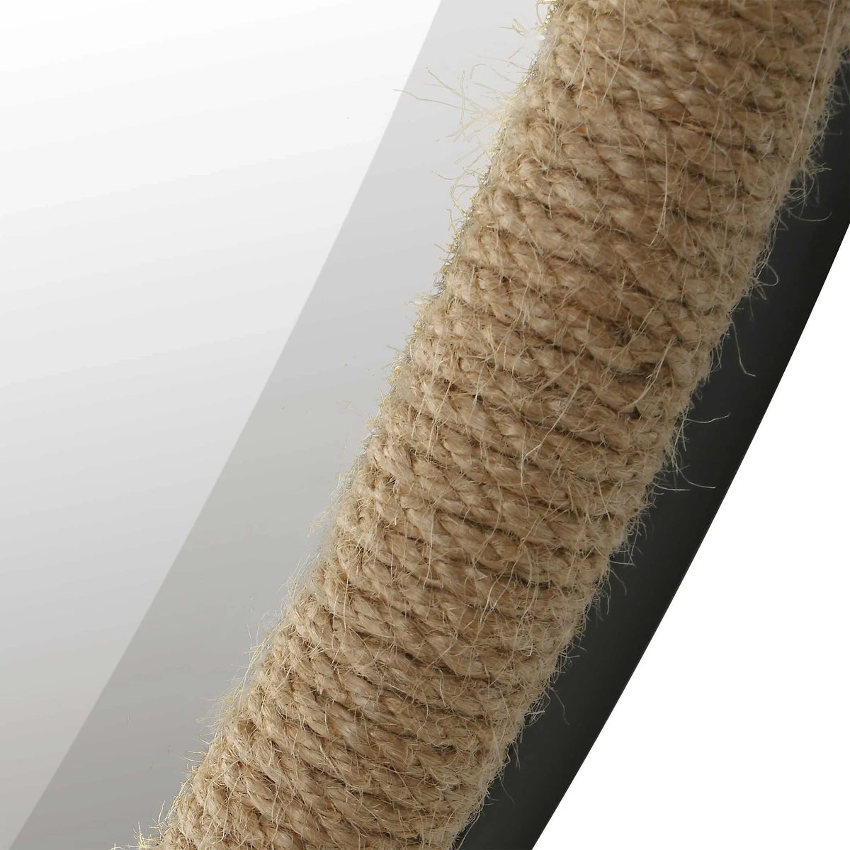 Rope-Wrapped Round Mirror