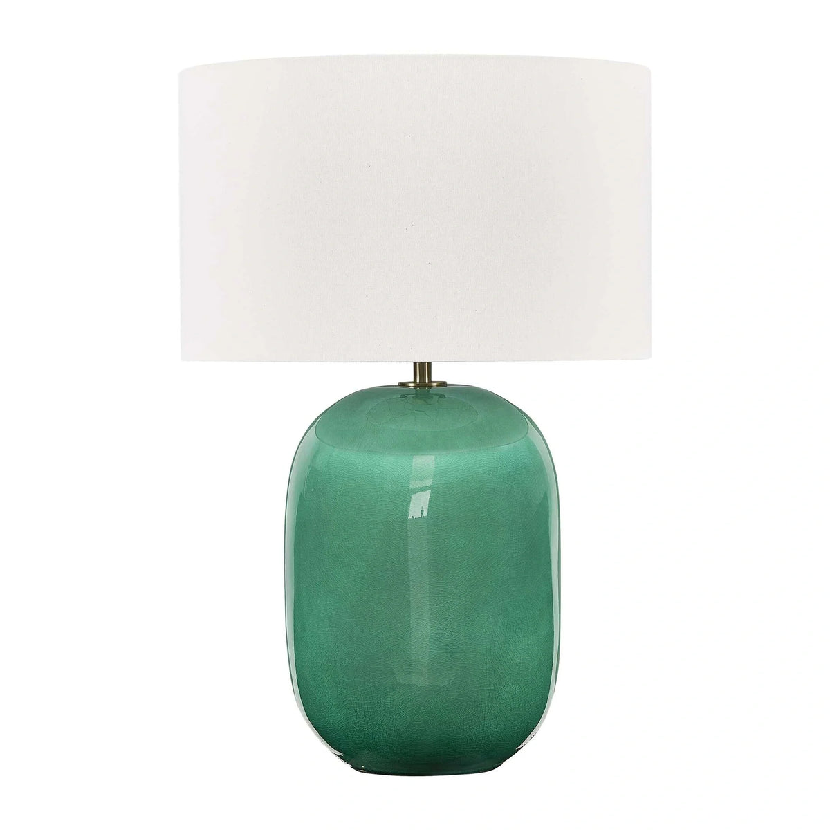Teal Ceramic Table Lamp