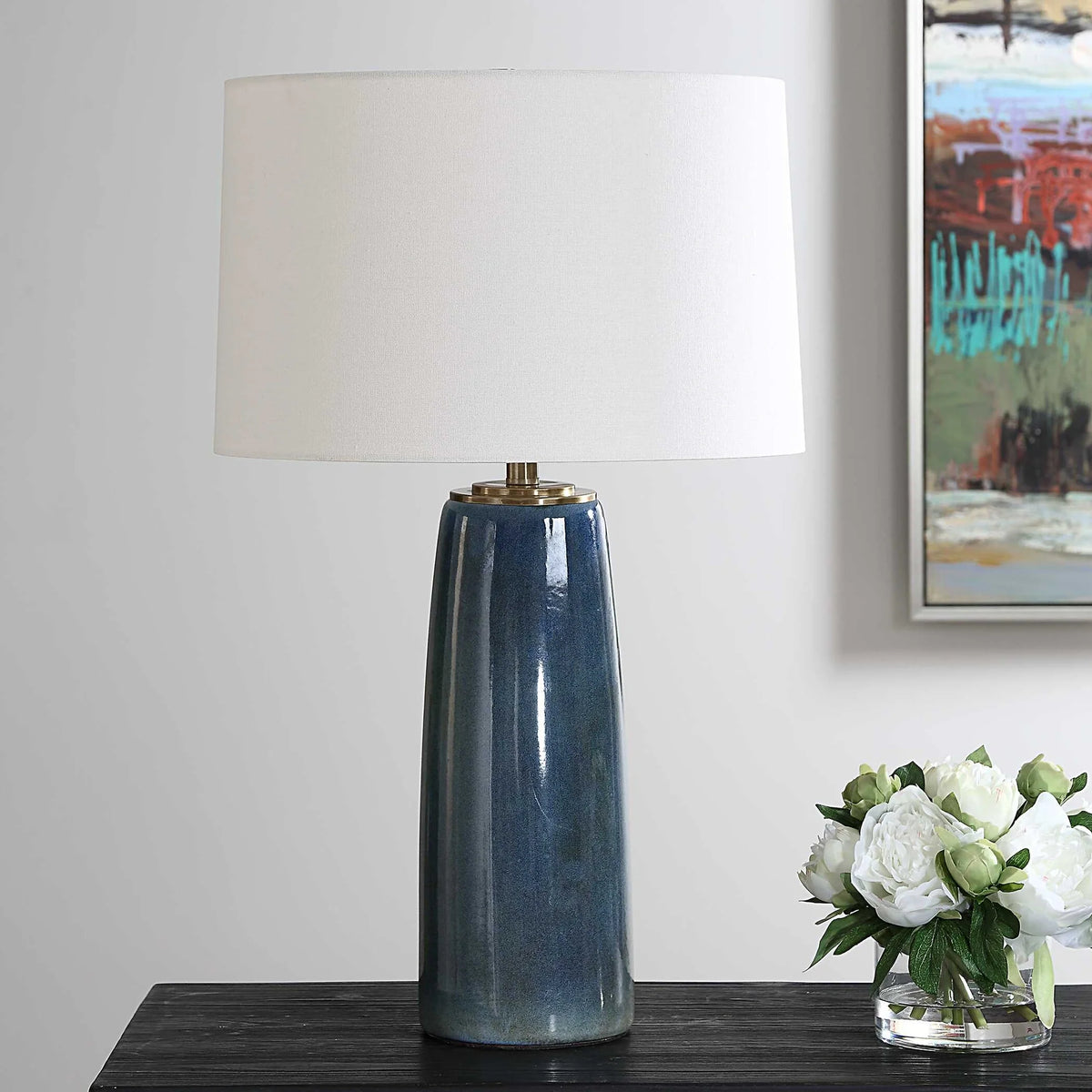 Deep Blue Table Lamp