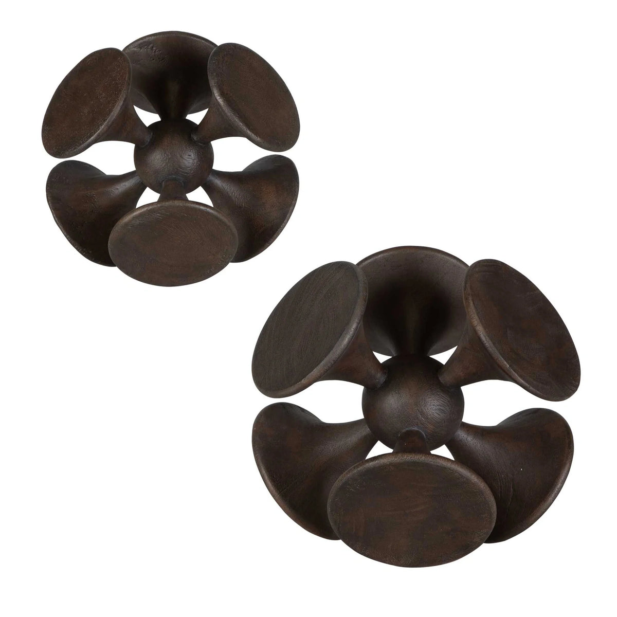 Harmony Dark Wooden Sculptures Set/2