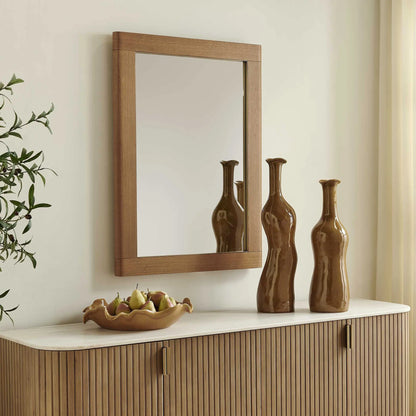 Gunstock Oak Mirror
