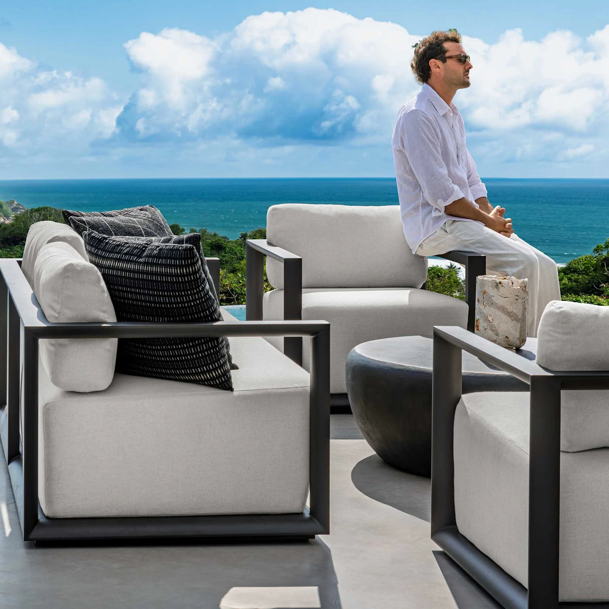 Outdoor Sculptural Sofa