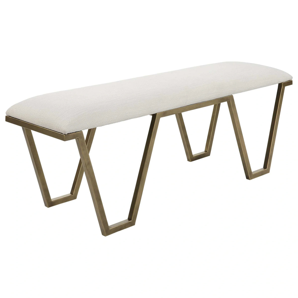 Geometric Accent Bench