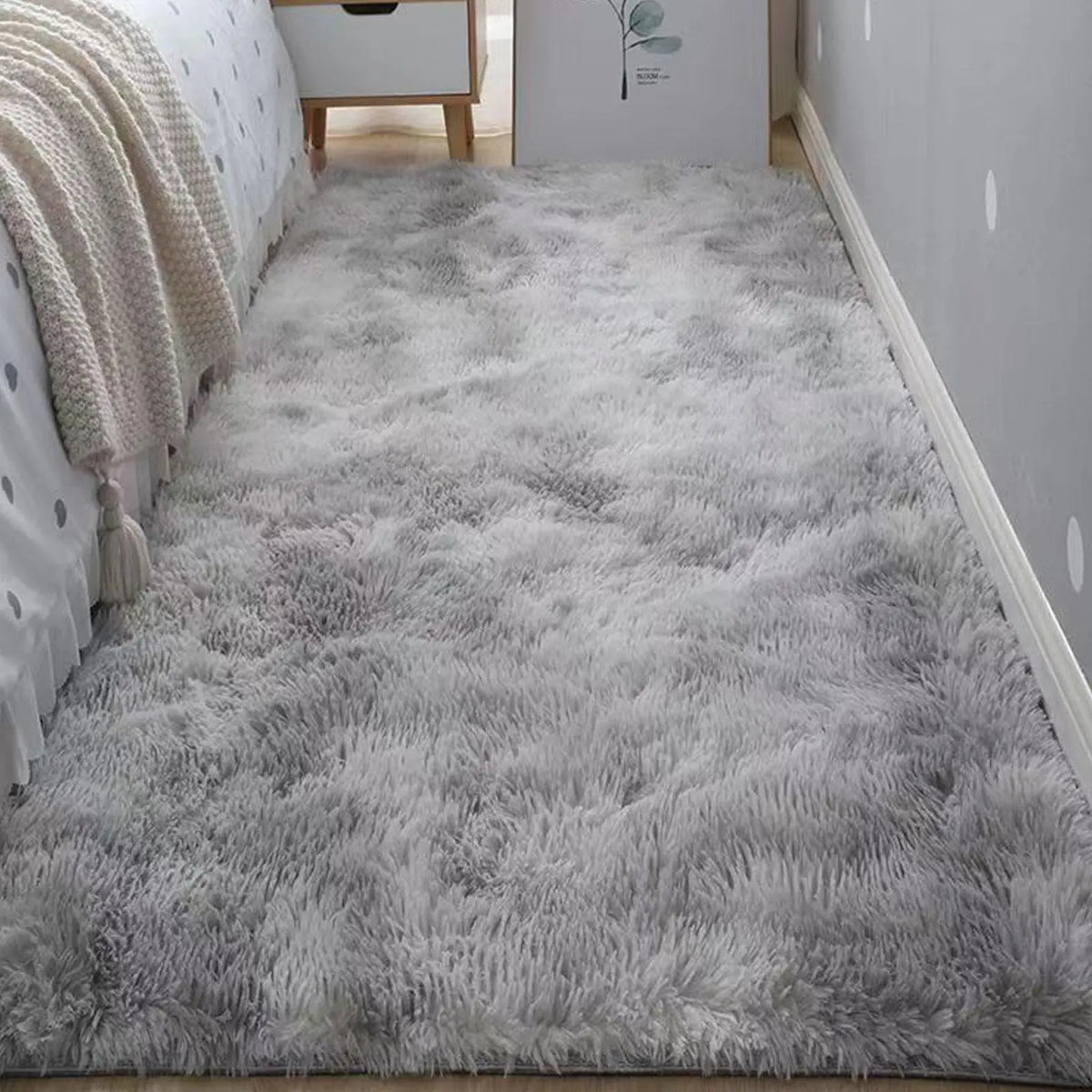 Nordic Style Home Decorative Rug, Soft Rugs, Cozy Area Rug, Super Soft Rug for Bedroom or Window Seat, Long Wool Floor Mat with Simple Design, Full-Coverage Rug for Living Room, Girl'S Room Decor #GLOBAL PICKS