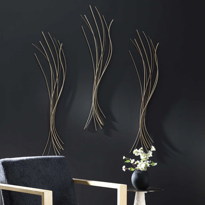 Silver Leaf Iron Wall Decor