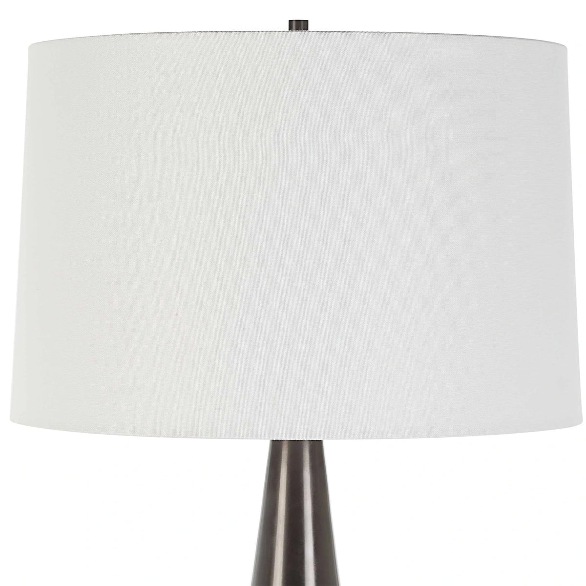 Crackled White Ceramic Table Lamp