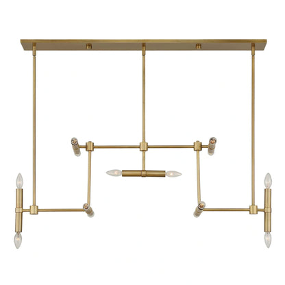 14 Light Modern Linear Pendant