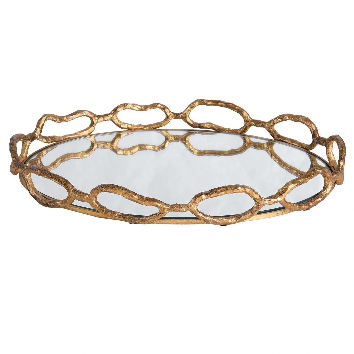 Chain Mirrored Tray