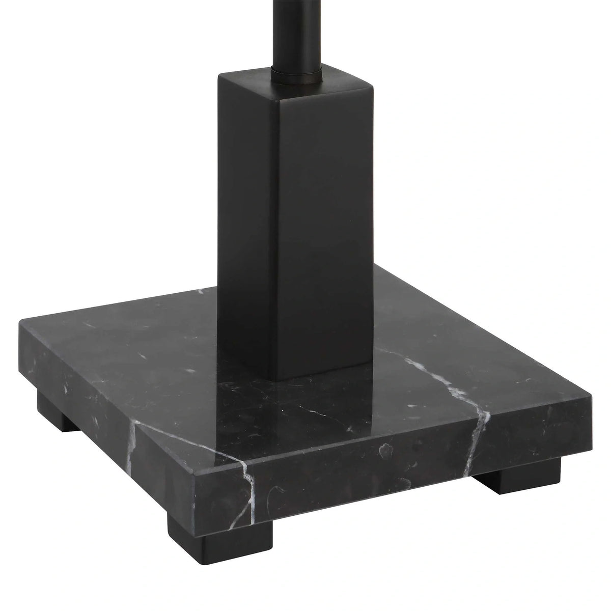 Satin Black Buffet Lamp