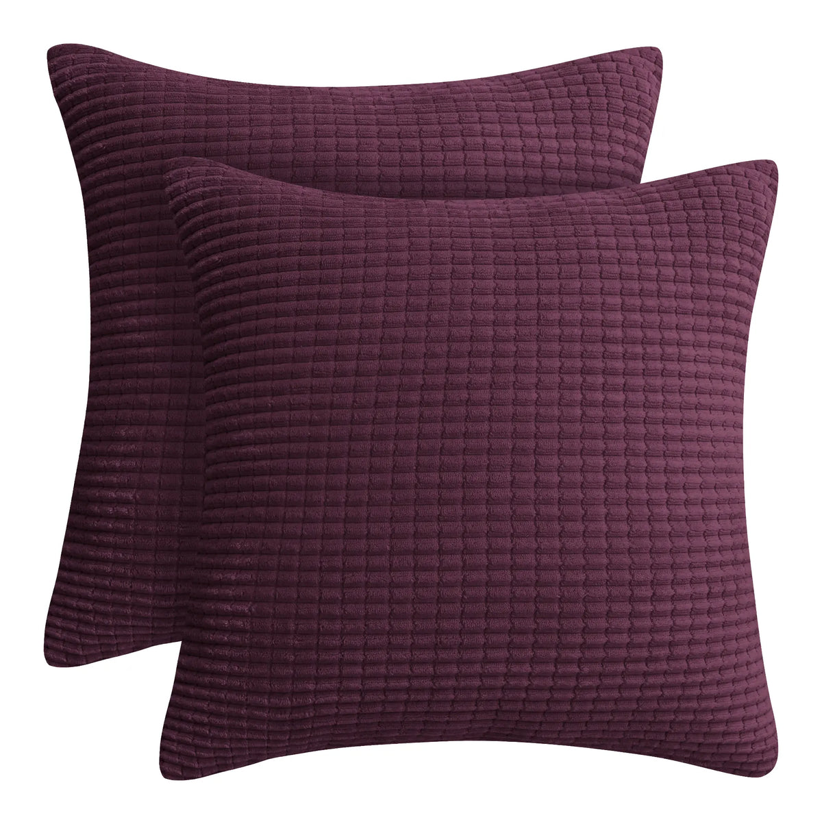 Elevate Your Home Decor with Deconovo's Luxurious Corduroy Stripe Throw Pillow Covers - Set of 2