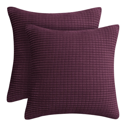 Elevate Your Home Decor with Deconovo's Luxurious Corduroy Stripe Throw Pillow Covers - Set of 2