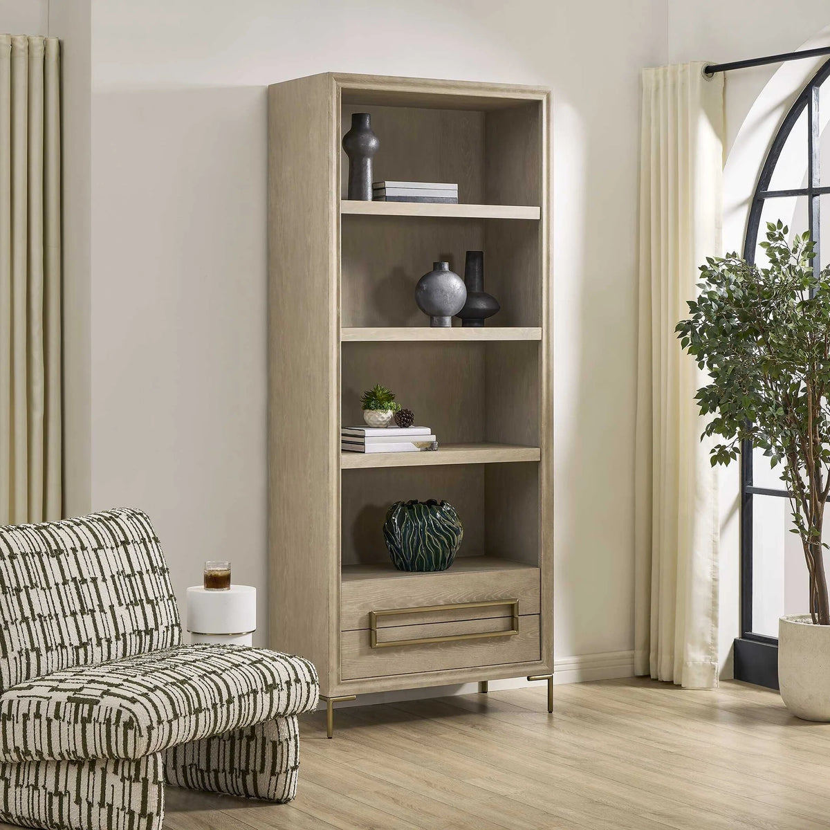 Light Oak Etagere