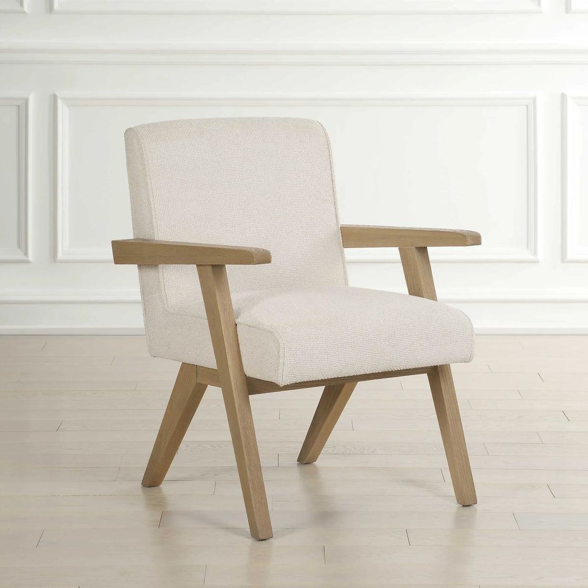 White Dining Arm Chair