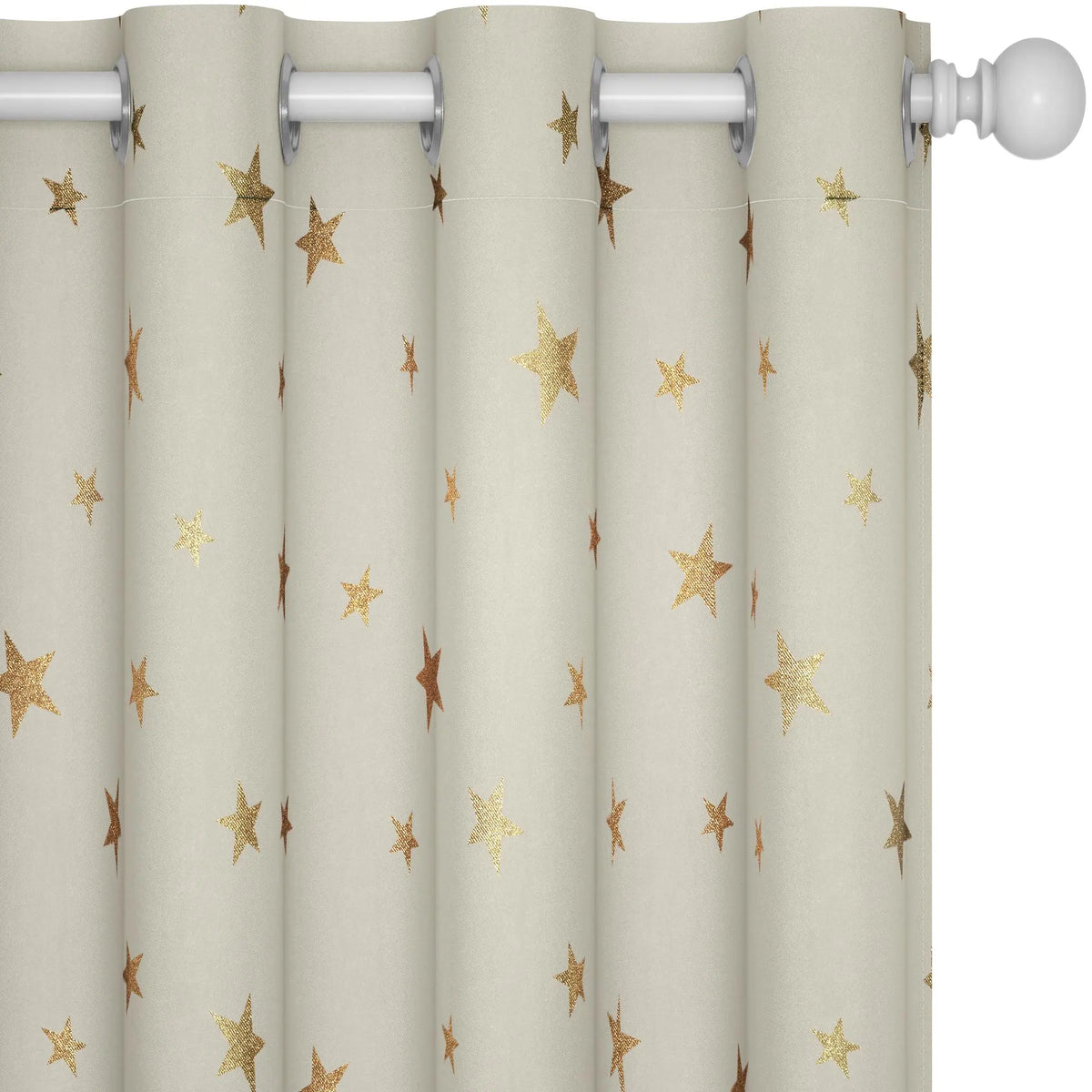 Transform Your Bedroom with Luxurious Blackout Curtains - 2 Panels Featuring a Stunning Constellation Pattern for Ultimate Light Blocking and Privacy