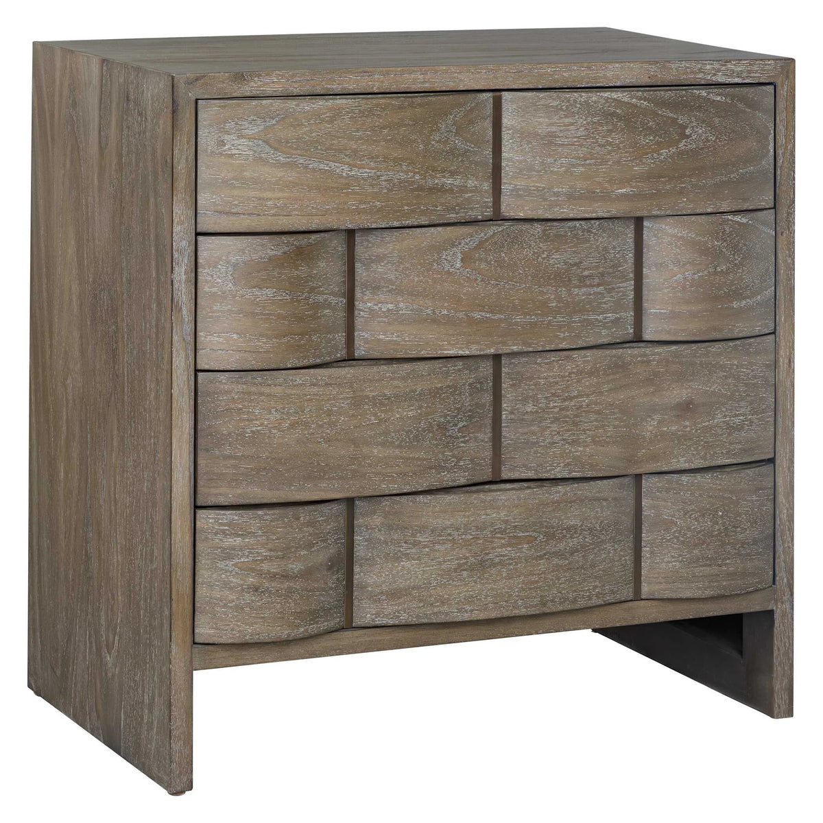 4 Drawer Brown Finish Chest