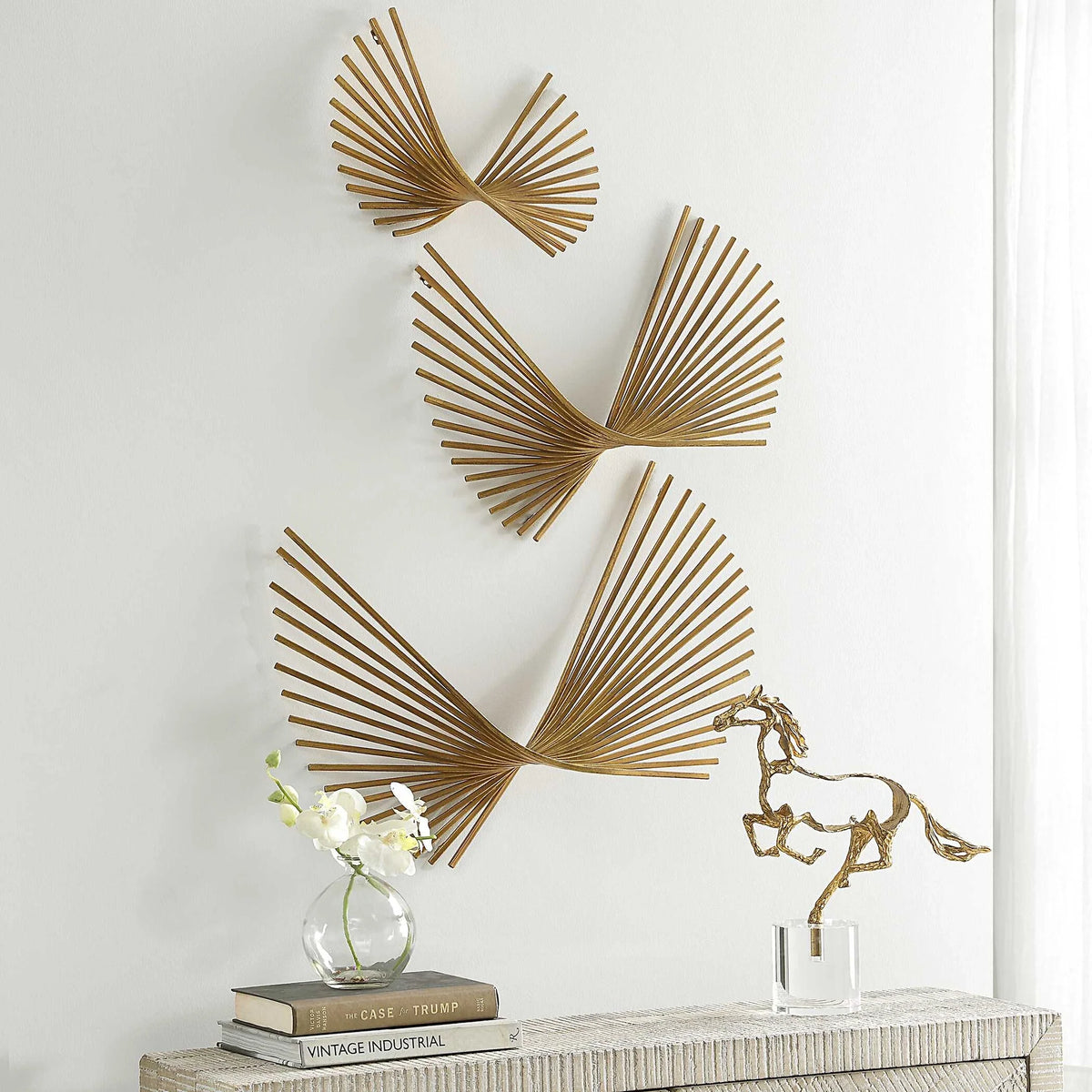 Antique Gold Wall Decor Set/3
