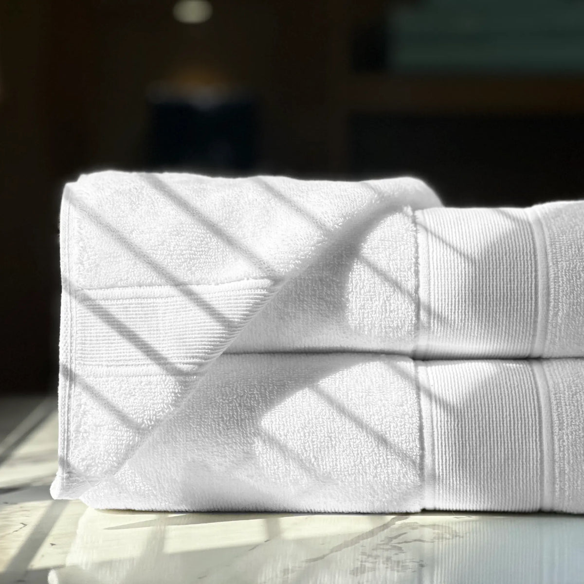 8-Piece Cotton Bath Towel Set | Anti-Bacterial Treatment | Five Colours