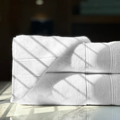 8-Piece Cotton Bath Towel Set | Anti-Bacterial Treatment | Five Colours