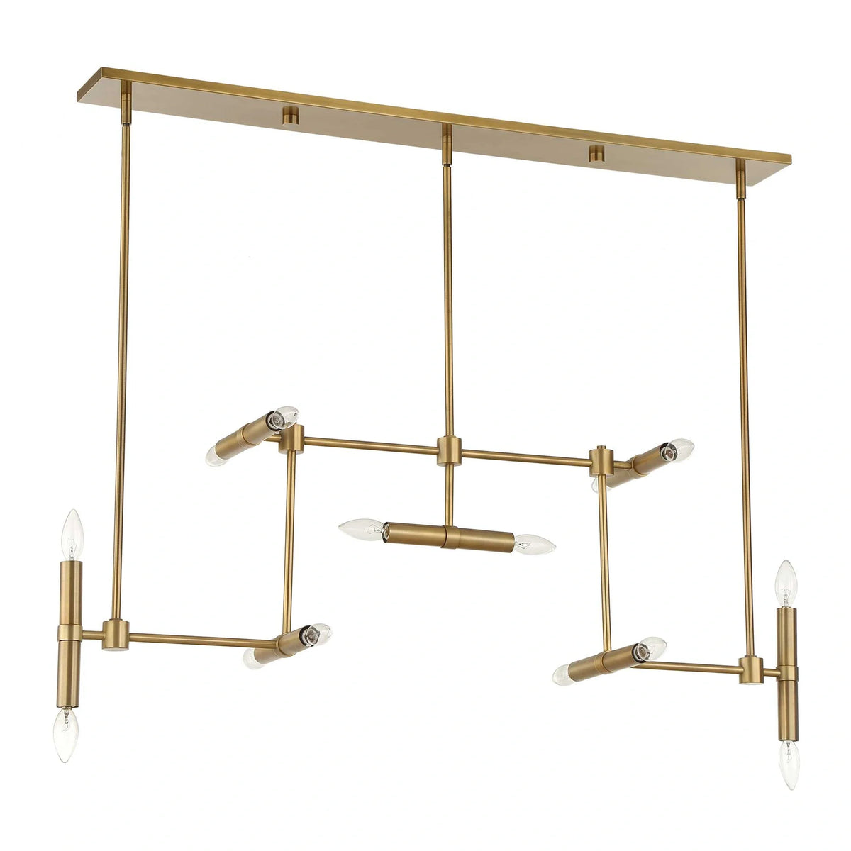 14 Light Modern Linear Pendant