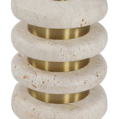 Travertine Drink Table