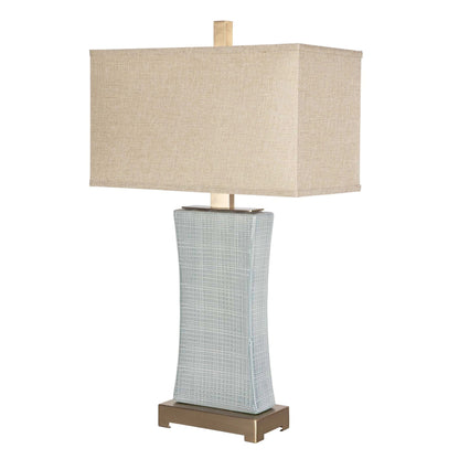 Blue Gray Table Lamp