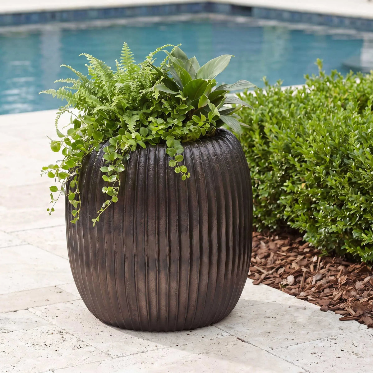 Bronze Indoor-Outdoor Planter