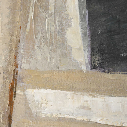 Neutral Tone Abstract Canvas