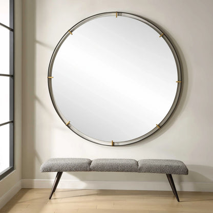 Suspended Round Mirror