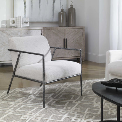 Light Gray Accent Chair