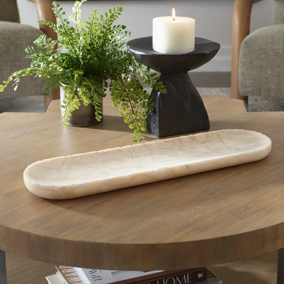 Carved Onyx Stone Bowl