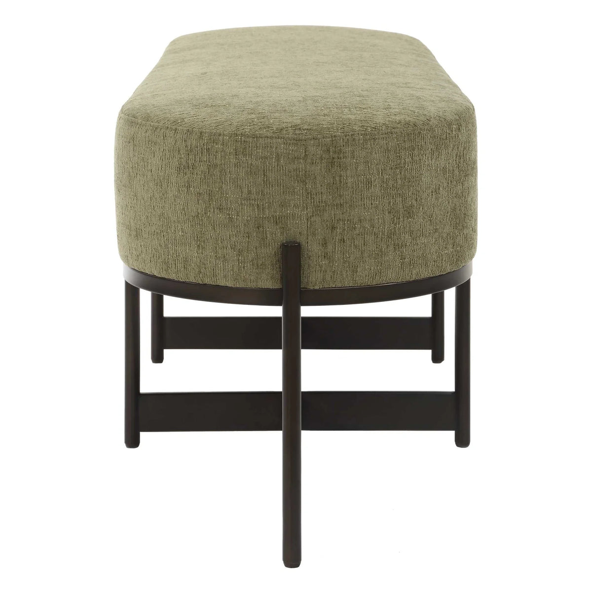 Moss Fabric Bench