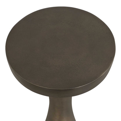 Indoor-Outdoor Bronze Drink Table