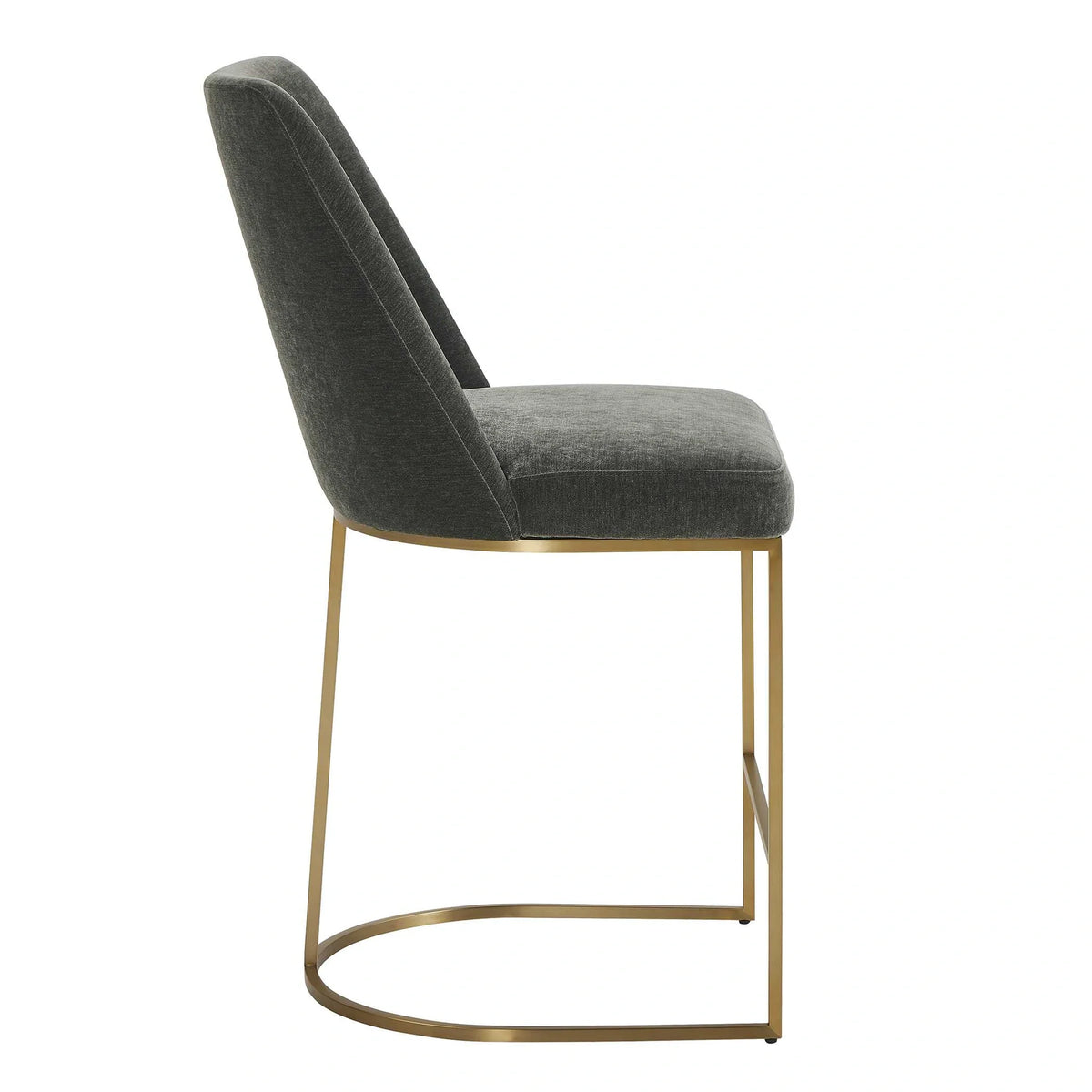 Curved Steel Counter Stool