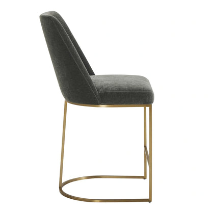 Curved Steel Counter Stool