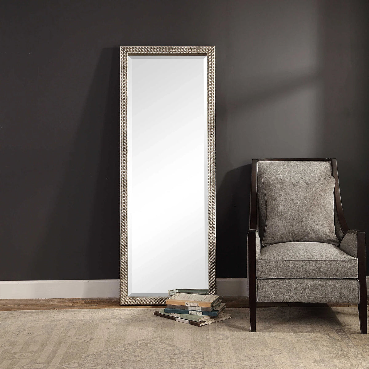 Metallic Silver Mirror