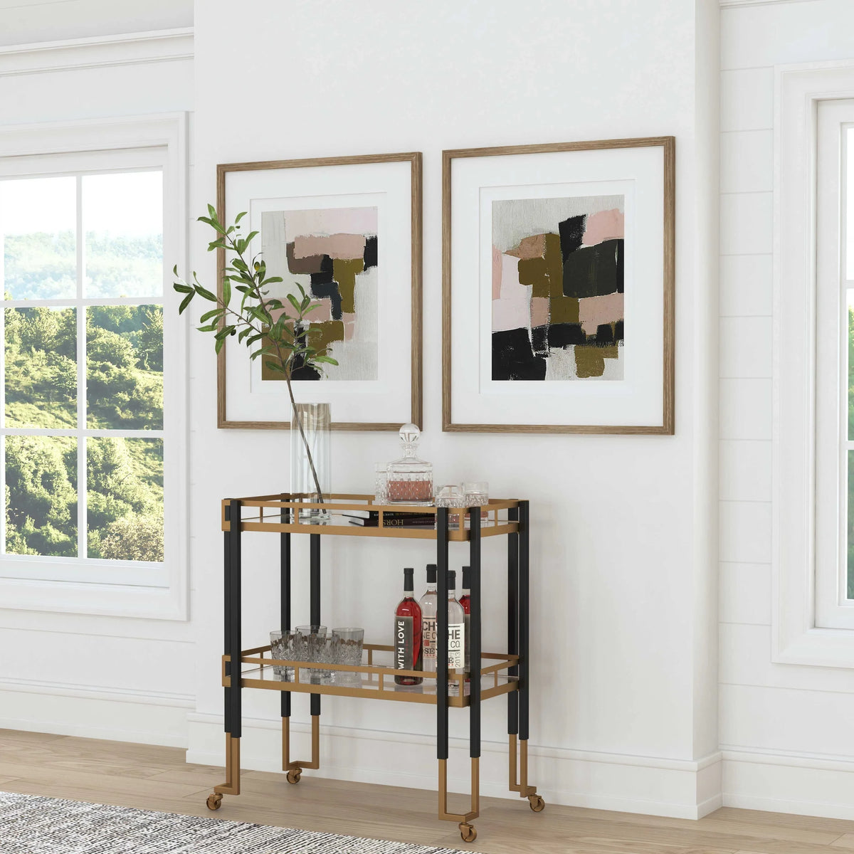 Modern Bar Cart
