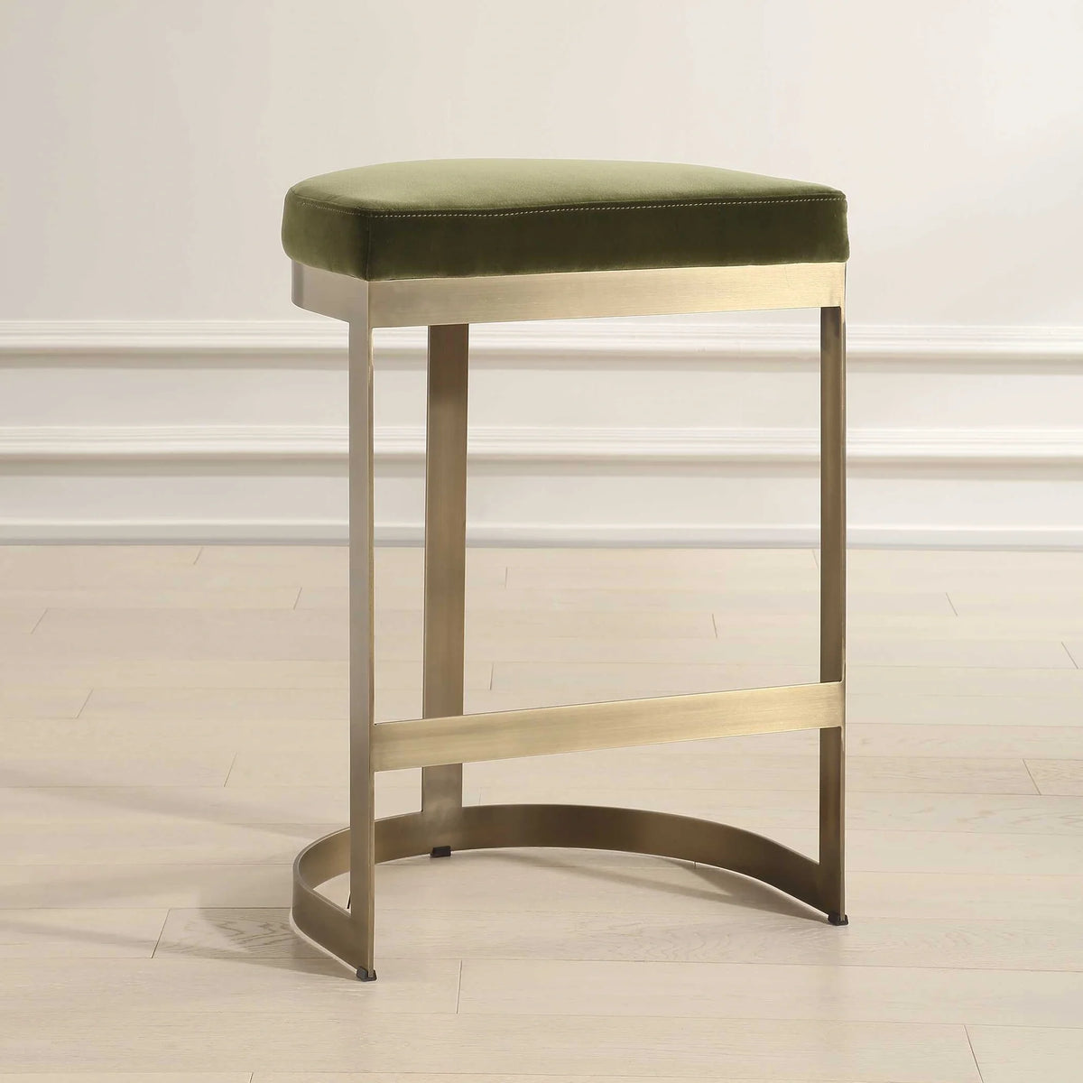 Brass Iron Counter Stool