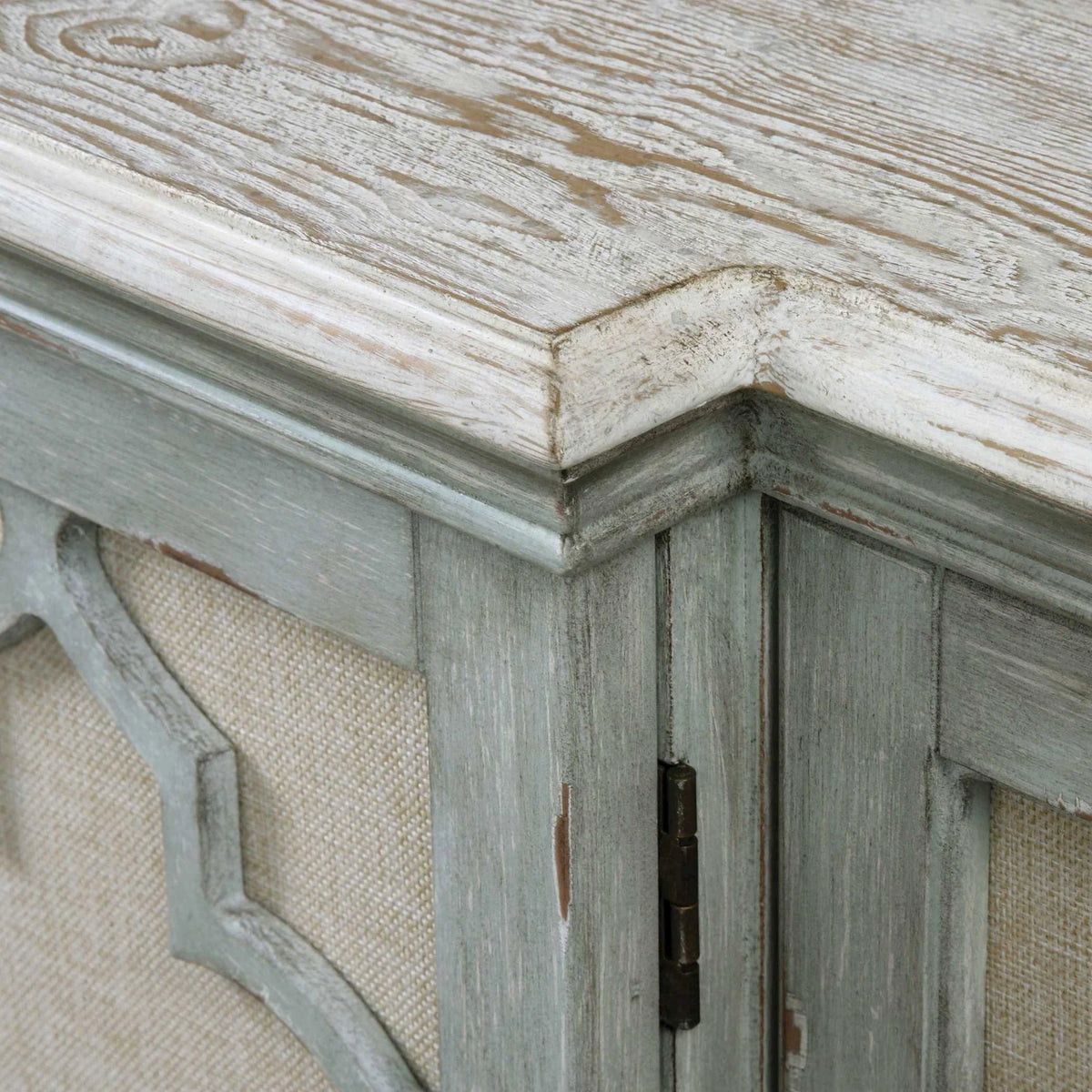 4-Door Gray Cabinet