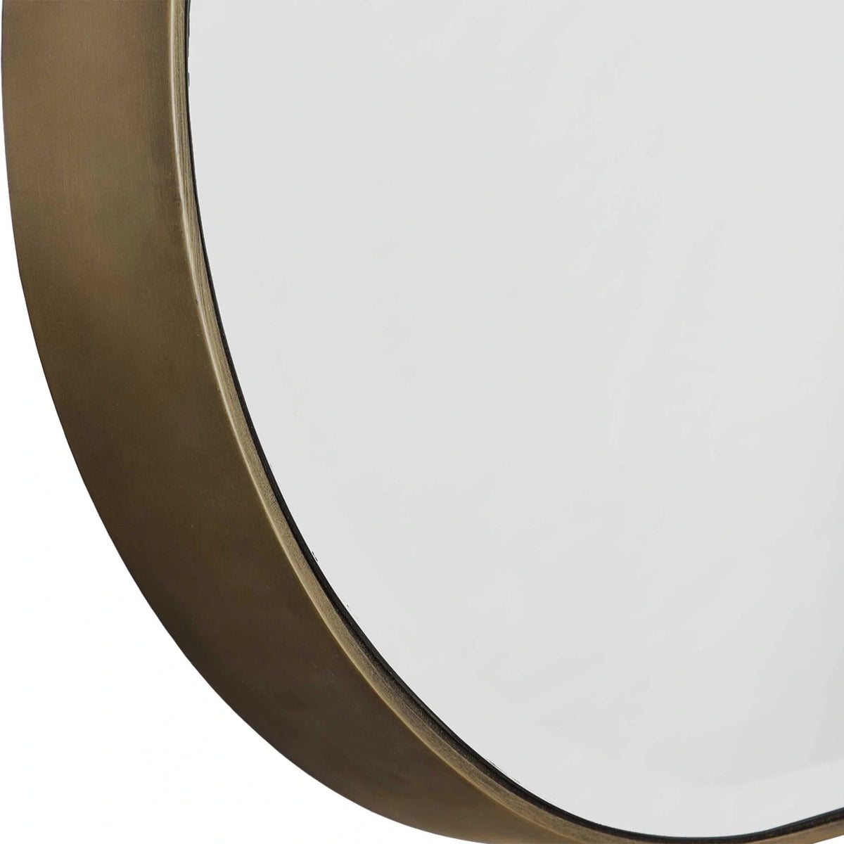 Oval Gold Mirror