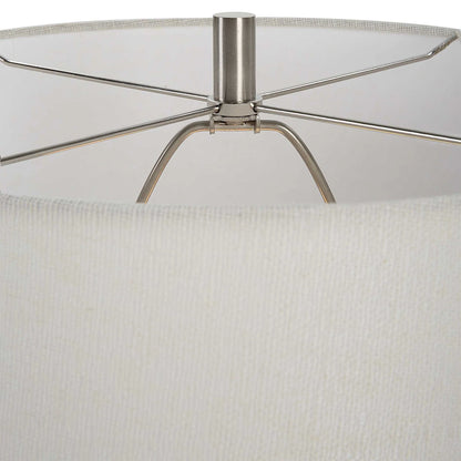 Gloss White Ceramic Table Lamp