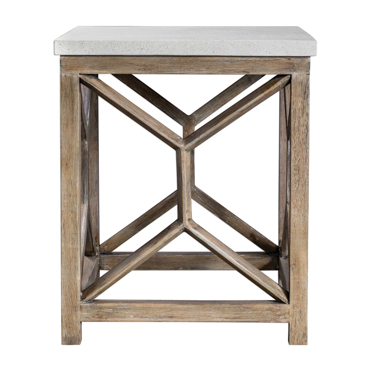 Stone End Table