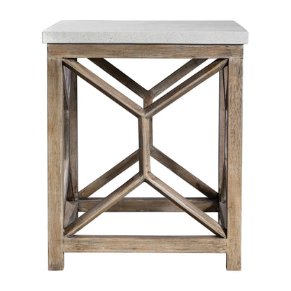 Stone End Table