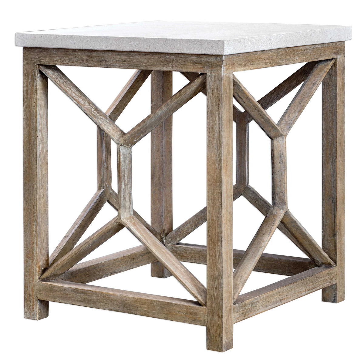 Stone End Table